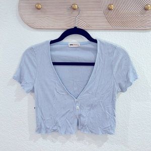 Mini Crop Top Size M Periwinkle